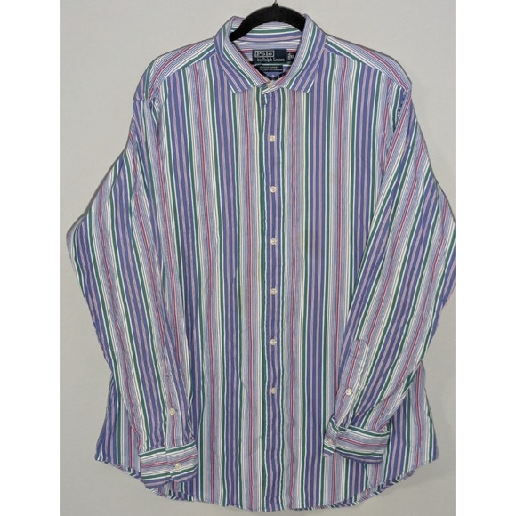 Polo Ralph Lauren Other - Polo Ralph Lauren Estate Sport Shirt Mens XL Multicolor Stripped Preppy Academia